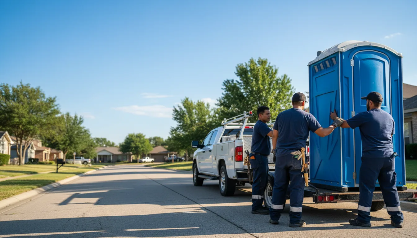 Portable Toilet Rental in Harwood, TX near me